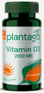PLANTAGO Vitamin D3 2000 МЕ