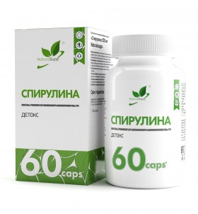 NaturalSupp Spirulina 500 мг 60 вег. капс. до 09.24 (превью)