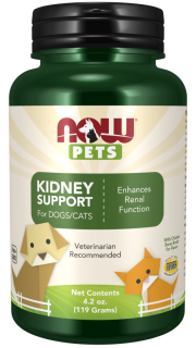 NOW PETS KIDNEY SUPPORT POWDER 4.2 OZ брак товарной этикетки (превью)