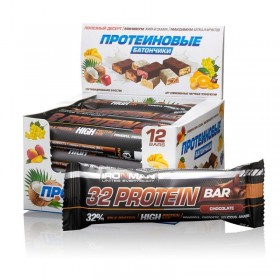 Ironman Батончик "32 Protein" (12 шт в уп) 50 г шоколад/ тёмная глазурь до 13.12.24