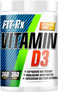 Уценка Уценка FIT- Rx Vitamin D3 360 капс до 12.23