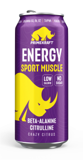 Prime Kraft Напиток ENERGY SPORT MUSCLE (12шт в уп) 450&nbsp;мл (превью)