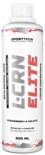 Брак СТ L-Carnitine ELITE 500 мл Клубника-мохито брак товарной этикетки (превью)