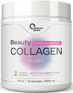 Optimum System Beauty Wellness Collagen 200 грамм (Tropic) (превью)