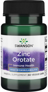 Swanson Zinc Orotate - High Bioavailability 10 mg 60 Veg Caps нету СГ (превью)