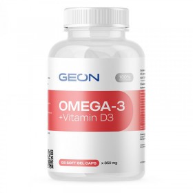 GEON Омега-3+Витамин D3 850мг 120 капс без НДС