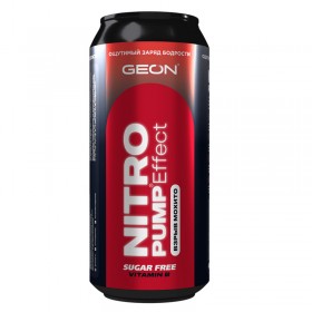 GEON Nitro Effect Безалкогольный тонизирующий газированный напиток (20шт в уп) Штучно 500 мл Взрыв мохито без НДС