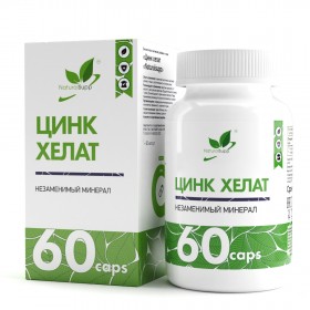 NaturalSupp Zinc chelate 60 капс без НДС
