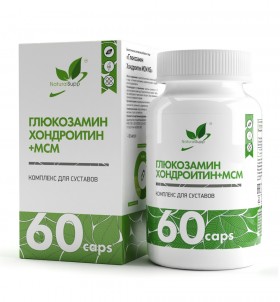 NaturalSupp Glucosamine Chondroitin MSM 60 капс без НДС