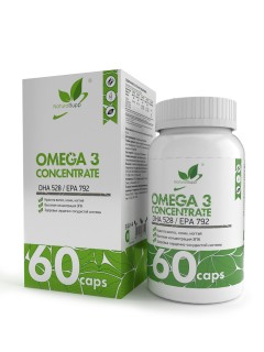 NaturalSupp Omega 3 DHA528/EPA792 60 капс без НДС