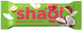 Proteinrex Батончик shagi кокосовый глазированный (15шт в уп) 40 г яблоко без НДС
