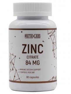 Matrix Labs Zinc Citrate 84 мг