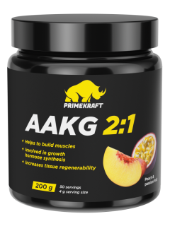 Prime Kraft AAKG 2:1 (напиток сухой ДС) 200 г peach-passion fruit без НДС