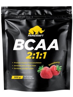 Prime Kraft BCAA 2:1:1 дойпак 500 г strawberry без НДС