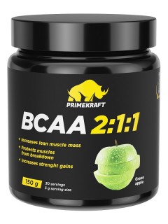 Prime Kraft BCAA 2:1:1 (спец. пищевой продукт СГР) 150 г green apple без НДС