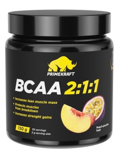 Prime Kraft BCAA 2:1:1 (спец. пищевой продукт СГР) 150 г peach-passion fruit без НДС