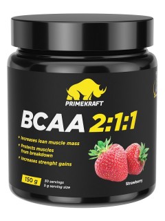 Prime Kraft BCAA 2:1:1 (спец. пищевой продукт СГР) 150 г strawberry без НДС
