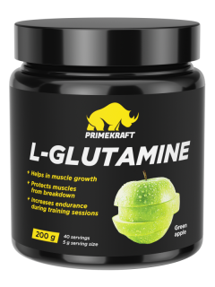 Prime Kraft L-Glutamine (напиток сухой ДС) 200 г green apple без НДС (превью)