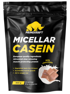 Prime Kraft MICELLAR CASEIN дойпак 900 г Молочный шоколад без НДС