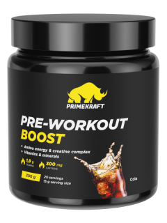 Prime Kraft Pre-Workout Boost банка Кола 300 г без НДС