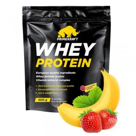 Prime Kraft Whey protein (спец. пищевой продукт СГР) 500 г Клубника-банан без НДС