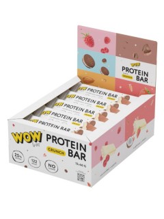 Prime Kraft Батончик с содержанием протеина WOWBAR CRUNCH (15шт в уп) 40 г "Сливочное печенье" до 12.12.24 без НДС (превью)