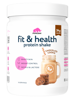 Prime Kraft Растительный протеин Fit & Health Protein Shake 500 г Шоколадное печенье без НДС