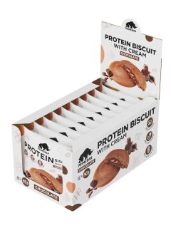 Уценка Prime Kraft Протеиновое печенье «PRIMEBAR PROTEIN BISCUIT» (10шт в уп) Упаковка Шоколад 40 г до 03.24 без НДС