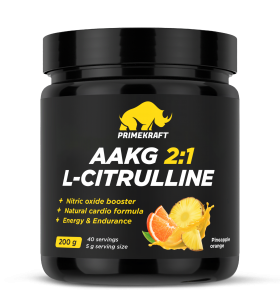Prime Kraft AAKG 2:1 & L-CITRULLINE DL-MALATE банка 200&nbsp;г (превью)
