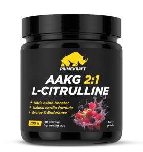Prime Kraft AAKG 2:1 & L-CITRULLINE DL-MALATE банка 200&nbsp;г (превью)