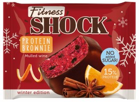 FitnesSHOCK Бисквит глазированный Брауни (10шт в уп) 50&nbsp;г