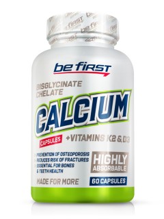 Be First CALCIUM CHELATE + K2 + D3 (кальция хелат) (превью)