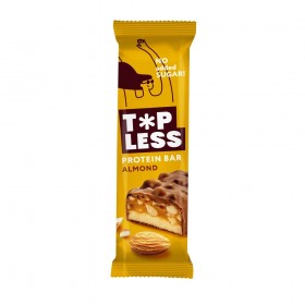 FitnesSHOCK Батончик глазированный TOP LESS (12шт в уп) 45 г "С дроблёным миндалём" без НДС до 25.03.2025 (превью)