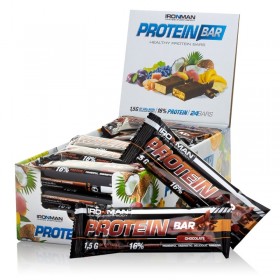 Ironman Батончик "Protein Bar" (24 шт в уп) 50 г Шоколад / тёмная глазурь без НДС до 19.05.2025 (превью)