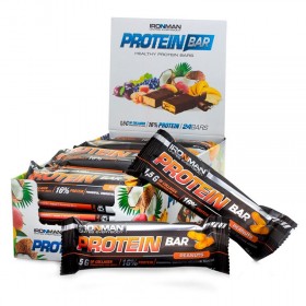 Ironman Батончик "Protein Bar" (24 шт в уп) 50 г Орех / тёмная глазурь без НДС до 09.04.2025 (превью)