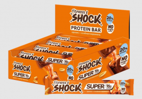 FitnesSHOCK Батончик глазированный SUPER (16шт в уп) Упаковка 80 г