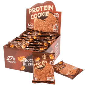 FITKIT без НДС Protein сookie (24 шт в уп) 40 г Шоколад-фундук до 25.11.24 (превью)