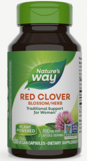 Nature's Way Red Clover Blossom/Herb / 100 veg capsules