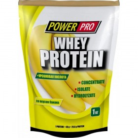 PowerPro Whey Protein 1000 г Банан без НДС (превью)