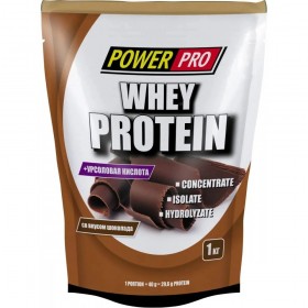 PowerPro Whey Protein 1000 г Шоколад без НДС (превью)