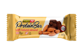 PowerPro Батончик глазированный с орехами "Миндаль" (20шт в уп) 60 г до 07.03.25 без НДС (превью)