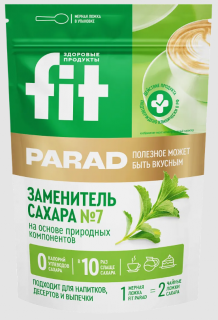 Fit Parad Заменители сахара на основе эритрита и стевии № 7 (дойпак) 400&nbsp;г