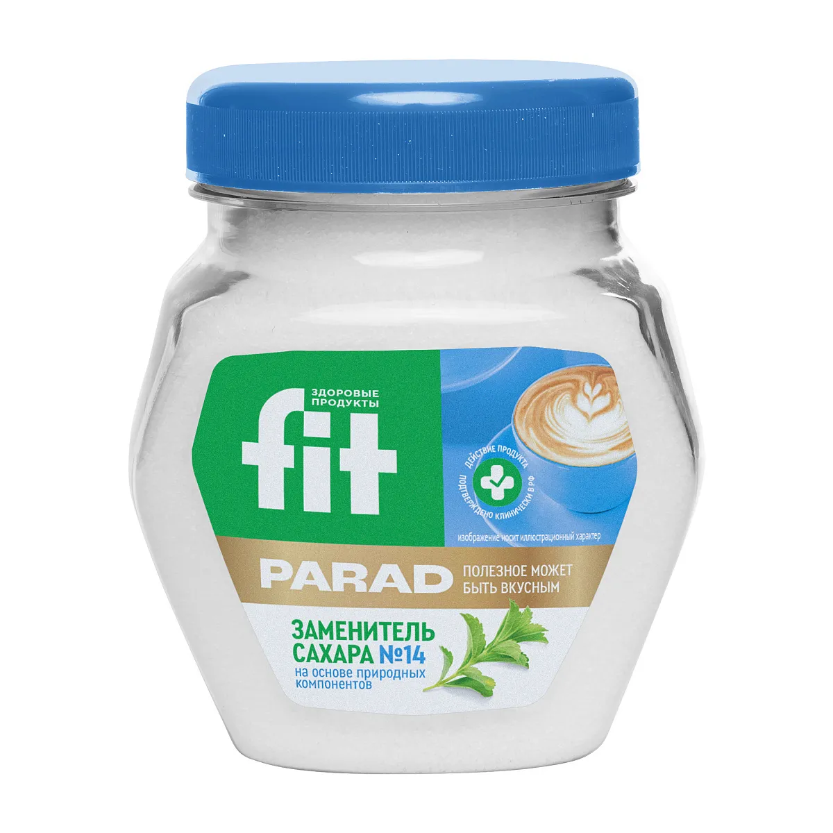 Fit Parad Заменитель сахара на основе стевии № 14 (банка) 180&nbsp;г (превью)