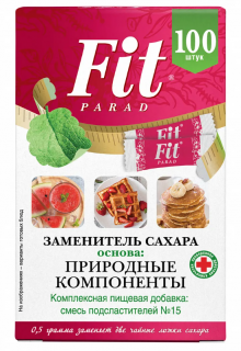 Fit Parad Заменитель сахара на основе инулина № 15 50 г (стик/10) 100 шт (превью)