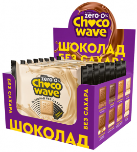Mr. Djemius Шоколад Chocowave (8шт в уп) Шоубокс 60 г Белый с кокосом до 26.02.25 без НДС (превью)