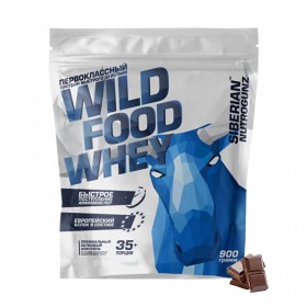Siberian Nutrogunz WildFoodWhey 900 г Двойной шоколад без НДС