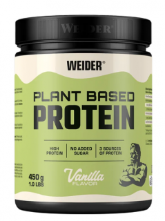 Weider Plant Based Protein -450g Vanilla срок 01.10.2025 (превью)