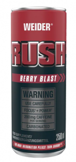 Weider Rush RTD 250ml Berry Blast срок 01.10.2025