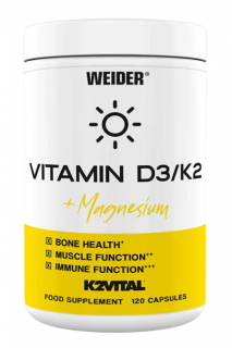 Weider Vitamin D3/K2 -120caps срок 01.12.2025