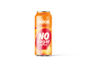 FitnesSHOCK Напиток Natural tea guarana extract б/а тонизирующий газированный (12шт в уп) 450&nbsp;мл